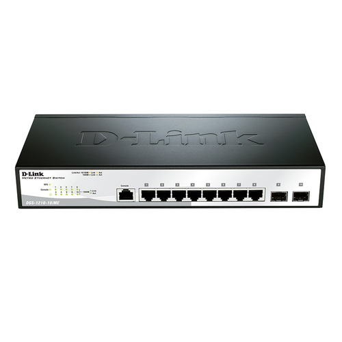 Коммутатор D-Link DGS-1210-10/ME DGS-1210-10/ME/A1A 8G 2SFP управляемый