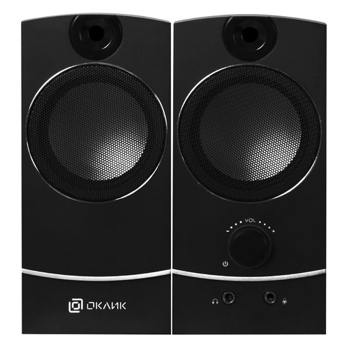 Колонки Oklick OK-118, 2.0, черный [315690]