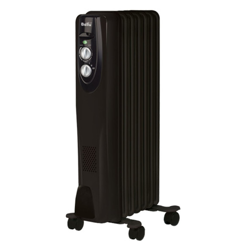 Масляный радиатор Ballu Classic BOH/CL-07BRN, 1500Вт, черный [нс-1050895]