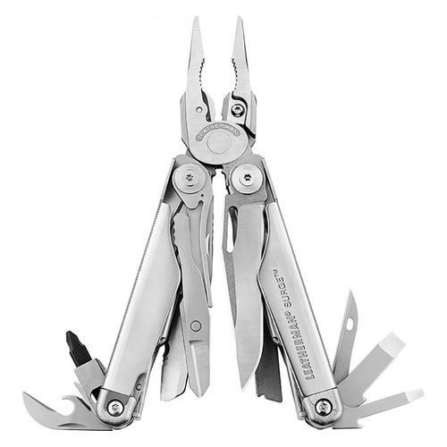 Мультитул Leatherman Surge, 21 функций, серебристый [830165]