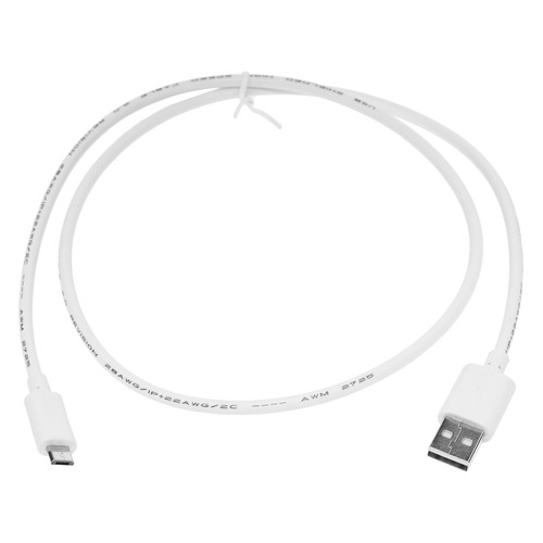 Кабель 2A Square, micro USB (m) - USB (m), 0.75м, 2A, белый