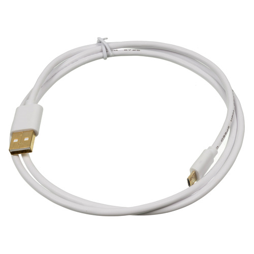 Кабель 2A Square, micro USB (m) - USB (m), 1м, 2A, белый
