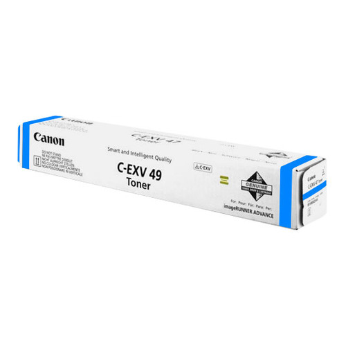 Тонер Canon C-EXV49C, для iR-ADV C33xx, голубой, туба