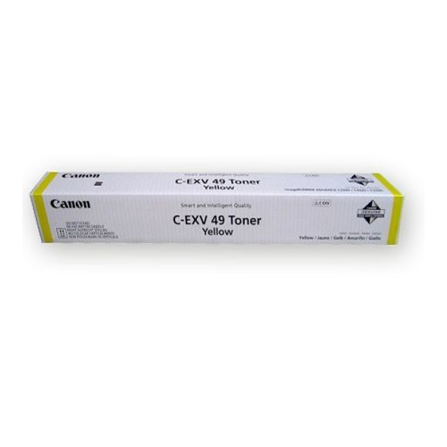Тонер Canon C-EXV49Y, для iR-ADV C33xx, желтый, туба