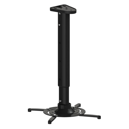 Кронштейн для проектора Cactus CS-VM-PR05L-BK, до 10кг, потолочный, поворот и наклон, черный