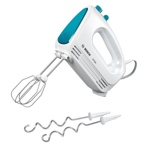 Миксер Bosch MFQ2210D, ручной, белый и бирюзовый
