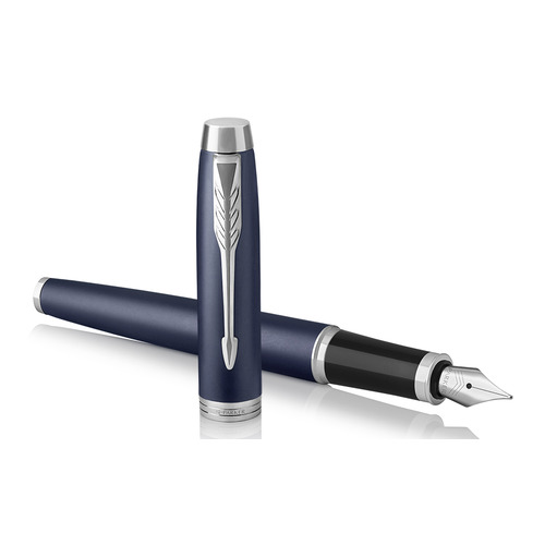 Ручка перьев. Parker IM Core F321 (1931647) Matte Blue CT F сталь нержавеющая подар.кор