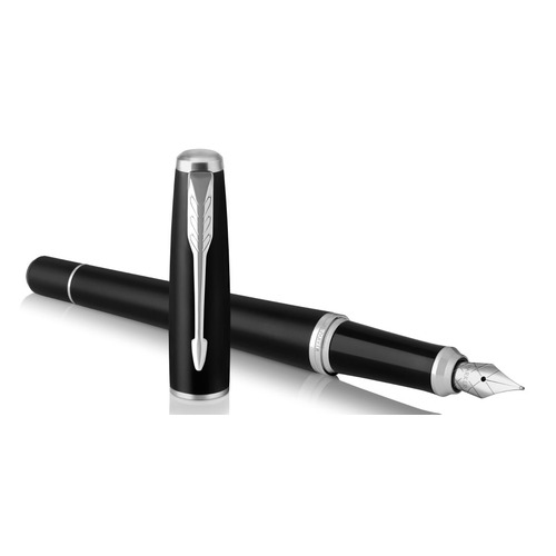 Ручка перьев. Parker Urban Core F309 (1931592) Muted Black CT F сталь нержавеющая подар.кор