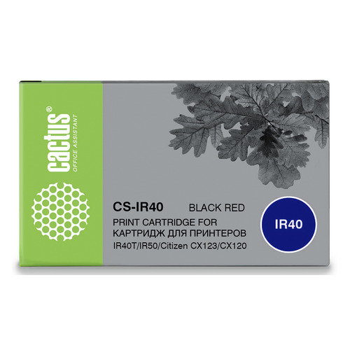 Картридж Cactus CS-IR40, черный / красный / CS-IR40