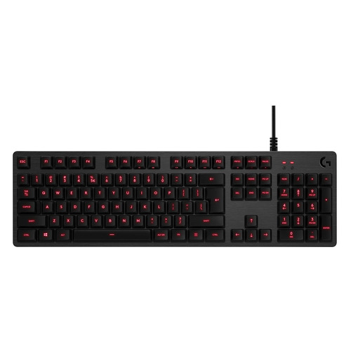 Клавиатура Logitech G413 Carbon, USB, черный [920-008309]