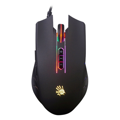 Мышь A4TECH Bloody Q81, игровая, оптическая, проводная, USB, черный [q81 black]
