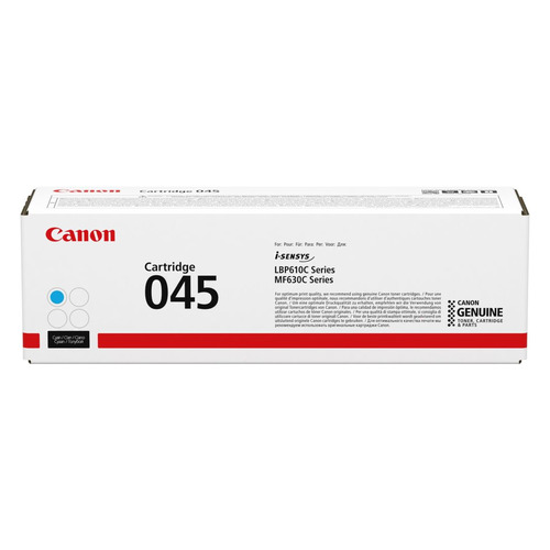 Картридж Canon 045 C, голубой / 1241C002