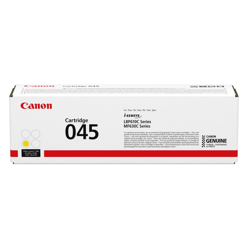 Картридж Canon 045 Y, желтый / 1239C002