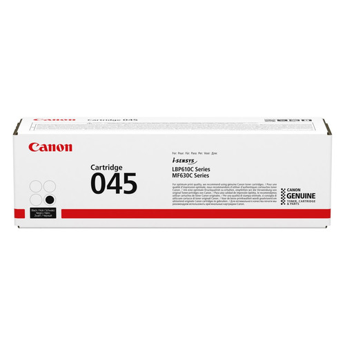 Картридж Canon 045 BK, черный / 1242C002