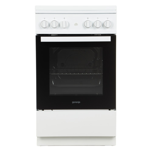 Газовая плита Gorenje G5112WF-B, газовая духовка, чугун, белый