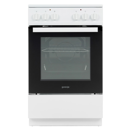 Электрическая плита Gorenje EC5121WG-B, стеклокерамика, белый