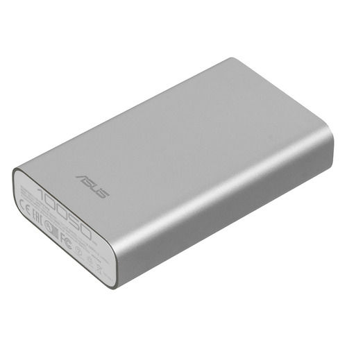 Внешний аккумулятор (Power Bank) ASUS ZenPower ABTU005, 10050мAч, серебристый [90ac00p0-bbt077/027]