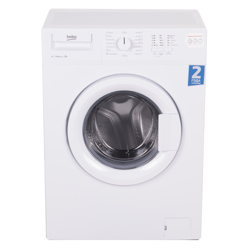 Стиральная машина Beko WRE65P1BWW, фронтальная, 6кг, 1000об/мин