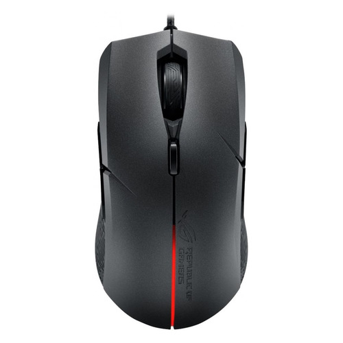 Мышь ASUS ROG STRIX Evolve, игровая, оптическая, проводная, USB, черный [90mp00j0-b0ua00]