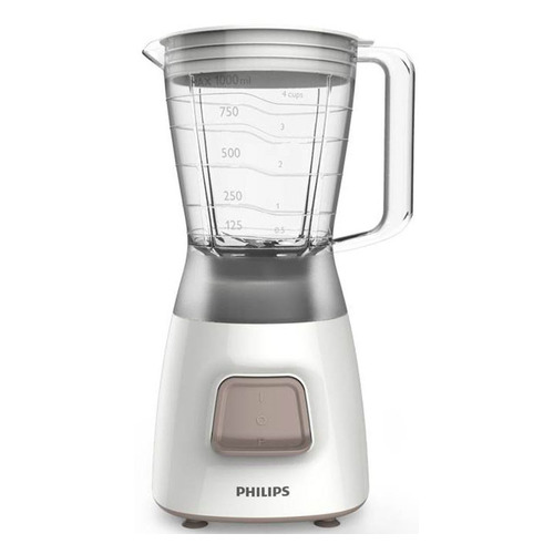 Блендер Philips HR2052/00, стационарный, белый/серебристый