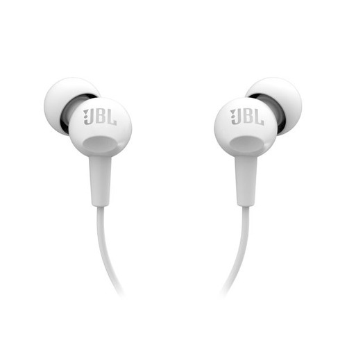 Гарнитура JBL C100SI, 3.5 мм, вкладыши, белый [jblc100siuwht]