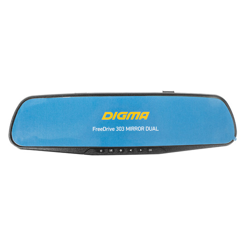 Видеорегистратор Digma FreeDrive 303 MIRROR DUAL, черный