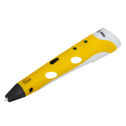 Ручка 3D Cactus CS-3D-PEN-E-YL, ЖК экран, ABS, PLA, желтый