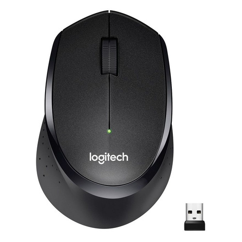 Мышь Logitech M330 Silent Plus, оптическая, беспроводная, USB, черный [910-004909]