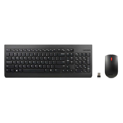Комплект (клавиатура+мышь) Lenovo Essential, USB, беспроводной, черный [4x30m39487]