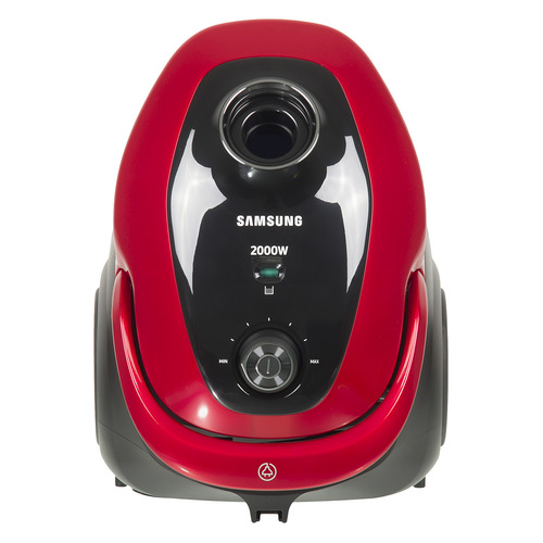 Пылесос Samsung VC20M257AWR/EV, 2000Вт, красный