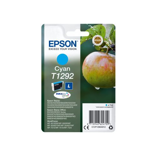 Картридж Epson T1292, голубой / C13T12924012
