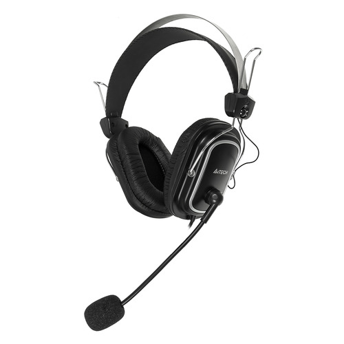 Гарнитура A4TECH HS-50, для компьютера, мониторные, черный
