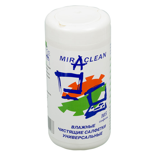 Влажные салфетки Miraclean 24168, 105 шт (туба)