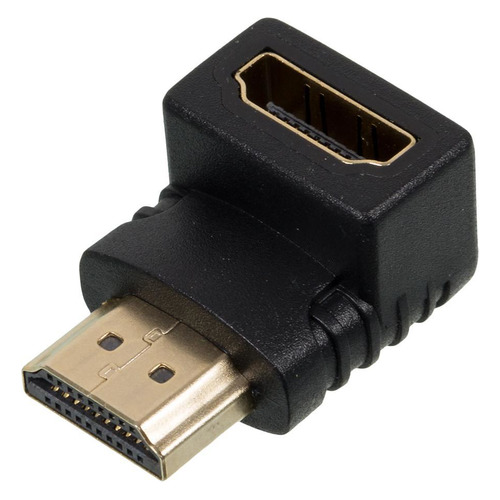 Адаптер аудио-видео 90 Deg, HDMI (m) (Г-образный) - HDMI (f) (Г-образный), ver 1.4