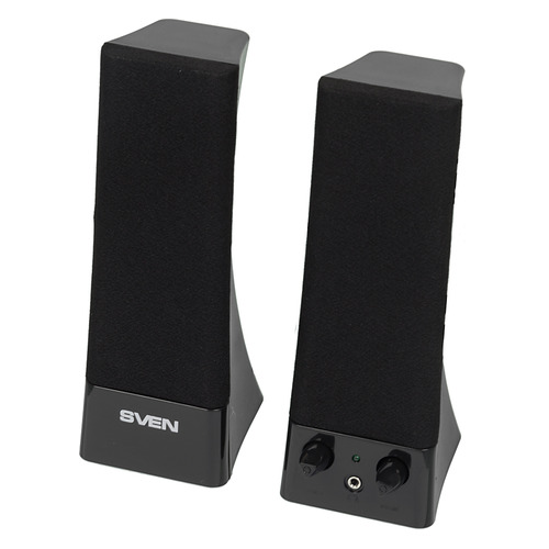 Колонки Sven 235, 2.0, черный [sv-0110235bk]