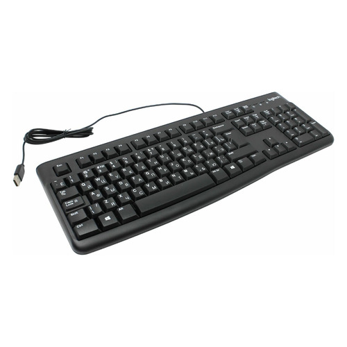 Клавиатура Logitech K120 for business, USB, черный [920-002522]