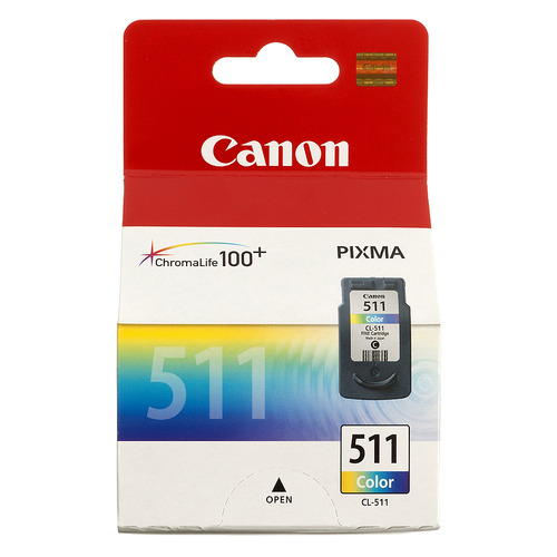 Картридж Canon CL-511, многоцветный / 2972B007
