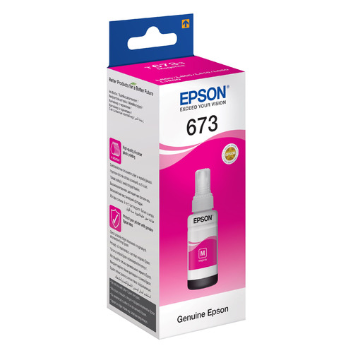 Картридж Epson T6733, пурпурный / C13T67334A