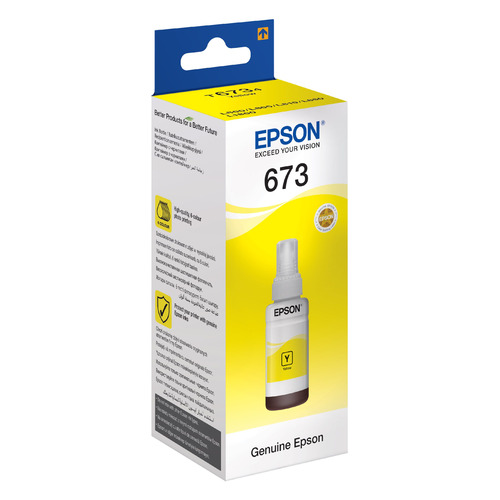Картридж Epson T6734, желтый / C13T67344A