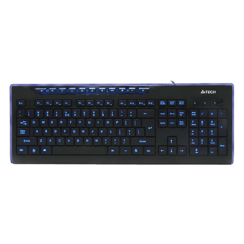 Клавиатура A4TECH KD-800L, USB, черный