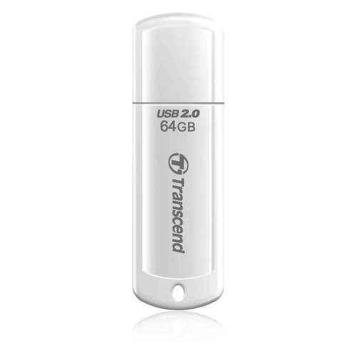 Флешка USB Transcend Jetflash 370 64ГБ, USB2.0, белый [ts64gjf370]