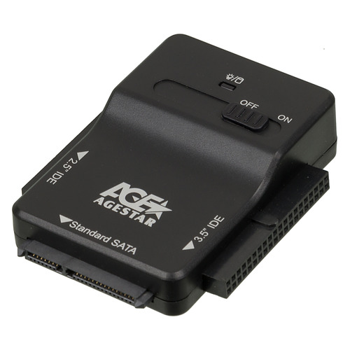 Адаптер-переходник для HDD AgeStar 3FBCP1, черный