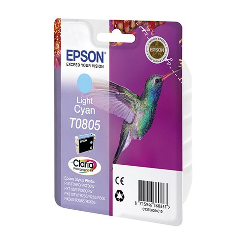 Картридж Epson T0805, светло-голубой / C13T08054011