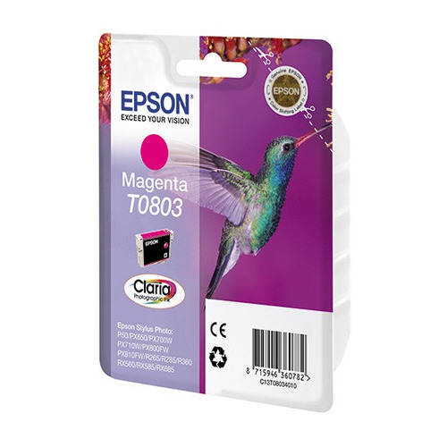 Картридж Epson T0803, пурпурный / C13T08034011