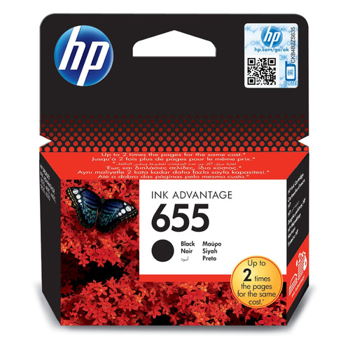 Картридж HP 655, черный / CZ109AE