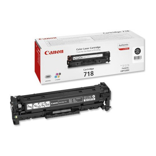Картридж Canon 718BK, черный / 2662B002