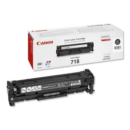 Картридж (двойная упаковка) Canon 718BK, черный / 2662B005