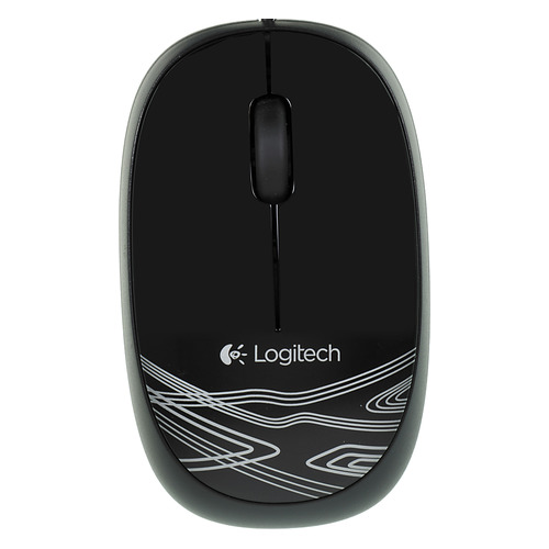 Мышь Logitech M105, оптическая, проводная, USB, черный [910-002943]