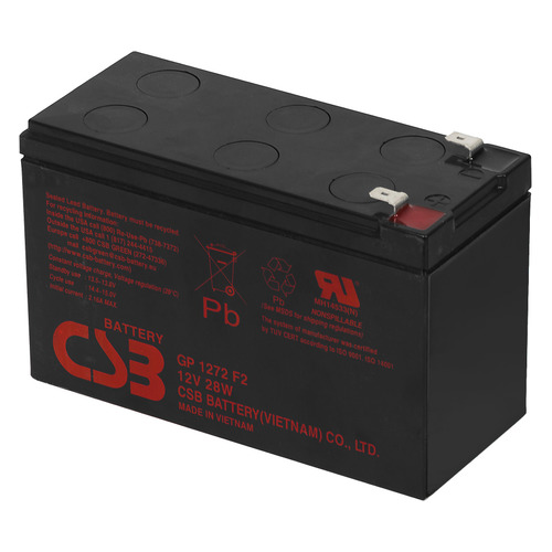 Аккумуляторная батарея для ИБП CSB GP1272F2 28W 12В, 7.2Ач [112-00850-00]