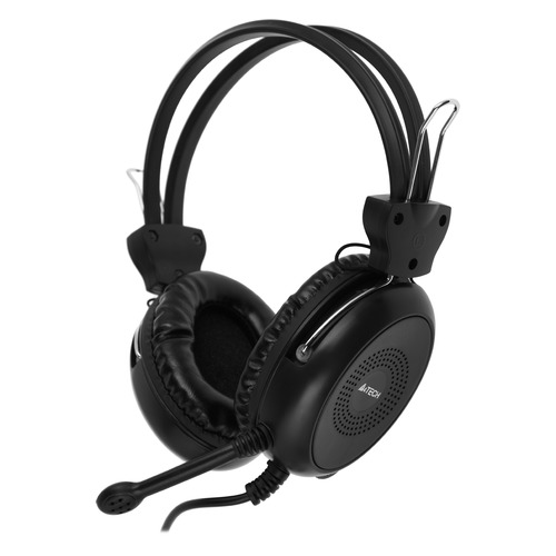 Гарнитура A4TECH HS-30, для компьютера, мониторные, черный